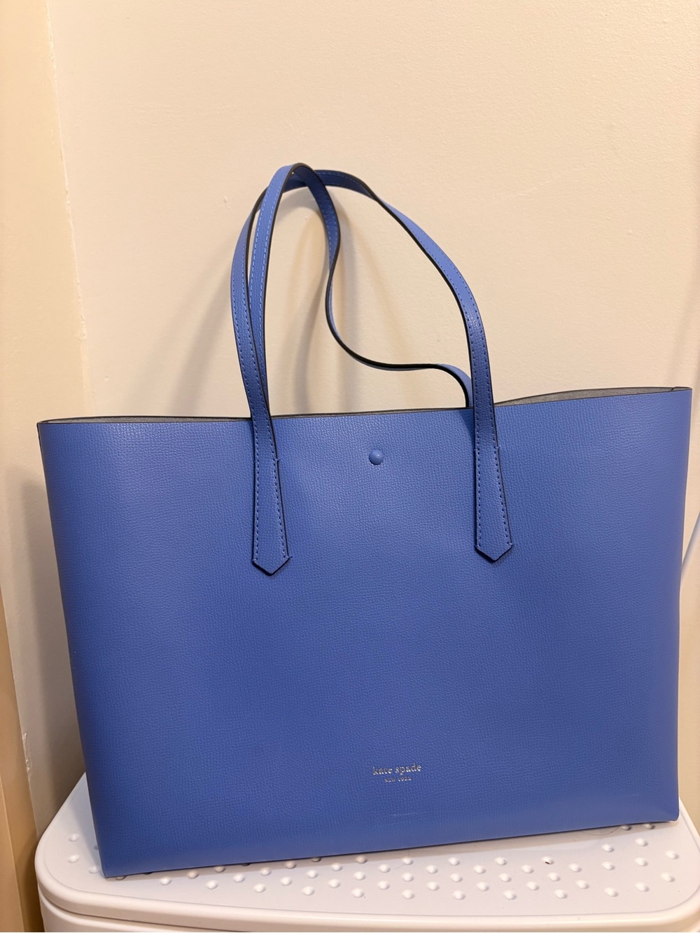kate spade Perennial Saffiano Leather Tote in Cobalt Blue